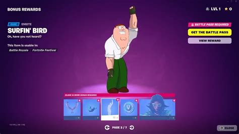 peter griffin fortnite emote